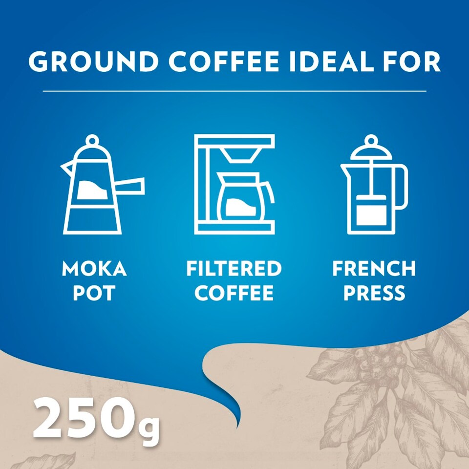 image 1 of Lavazza Decaffeinated Ground Coffee 250G