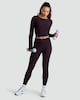 image 2 of Rise by Zara McDermott Ribbed Long Sleeved Pyjama Top in Purple