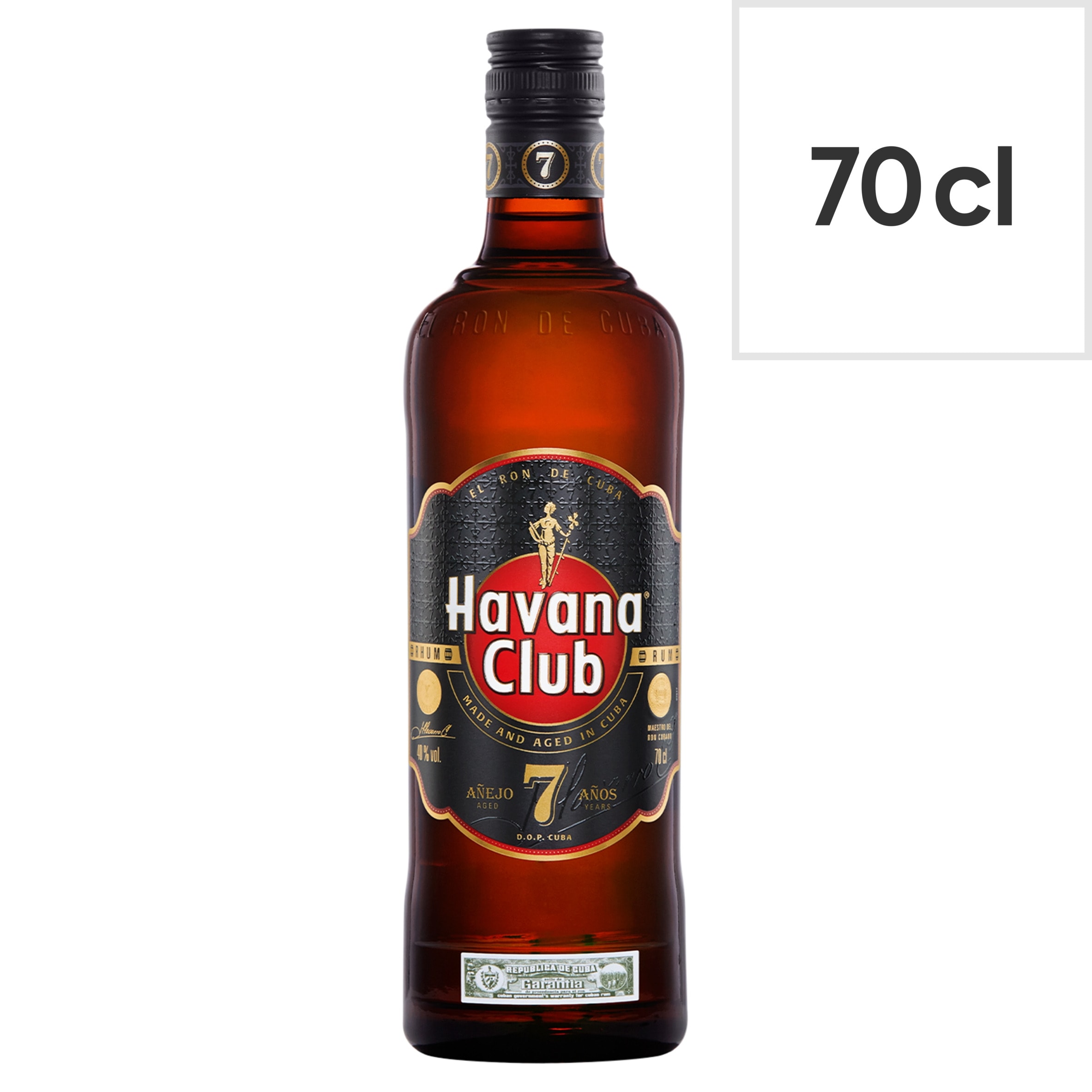 Havana Club 7 Year Old Dark Rum 70Cl
