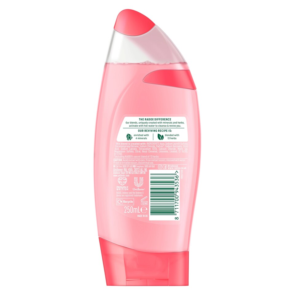 image 1 of Radox Feel Uplifted Shower Gel 250Ml