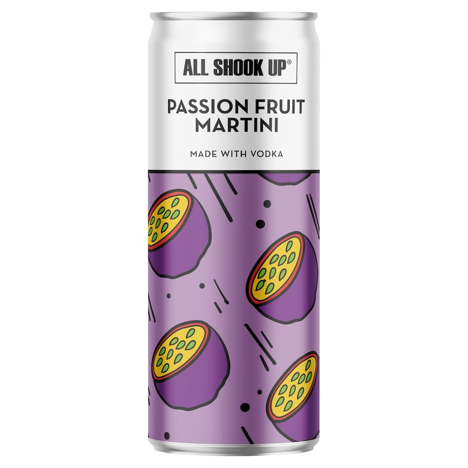 image 1 of All Shook Up Passion Fruit Martini 250ml