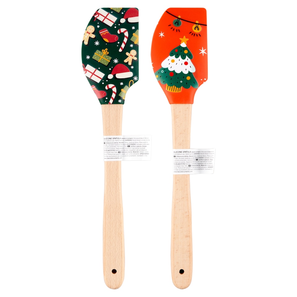 Tesco Christmas Silicon Baking Spatula