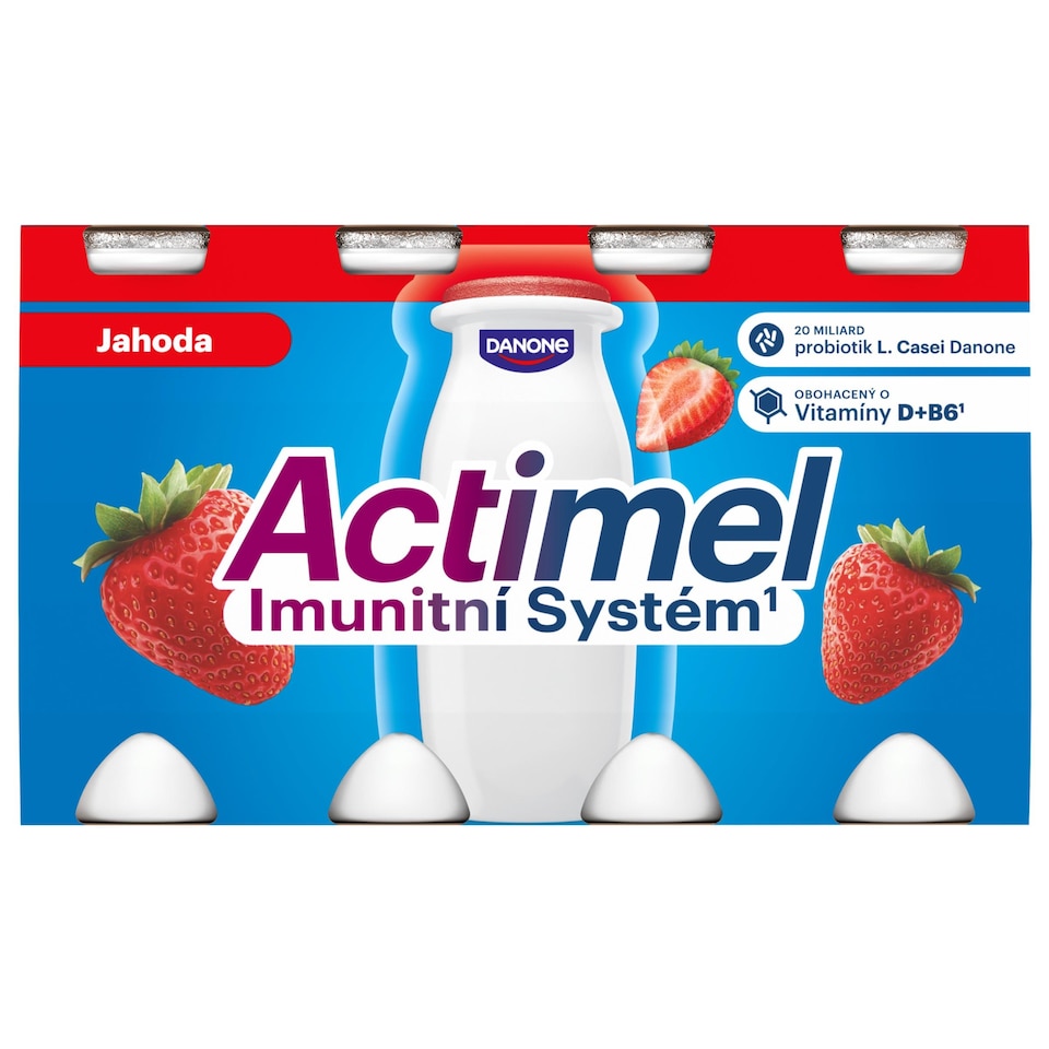 ACTIMEL Jahoda 8x100g