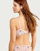 image 3 of F&F Fuller Bust Floral Lace Wired Plunge Bra in Multi