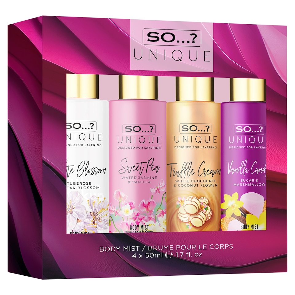 So…? Unique Mini Mist Set 4 x 50ml