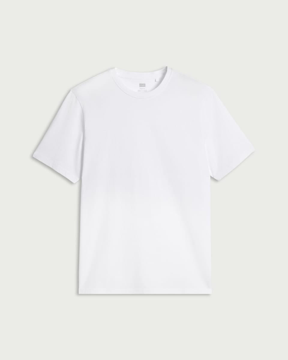 image 1 of F&F Pure Cotton T-Shirt in White