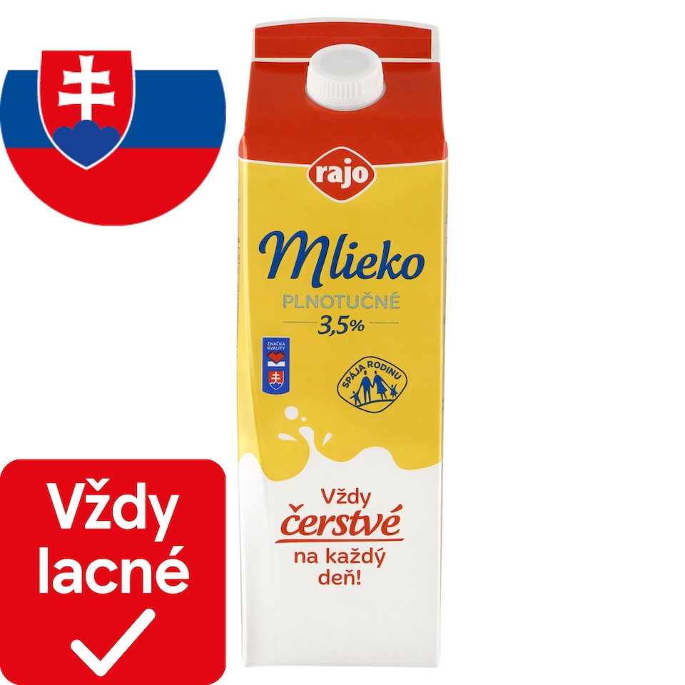 image 1 of Rajo Whole Milk 3.5% 1 L