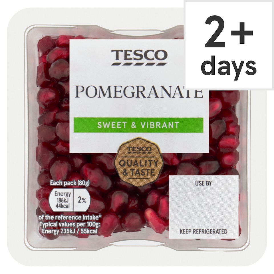 Tesco Pomegranate Seeds 80G