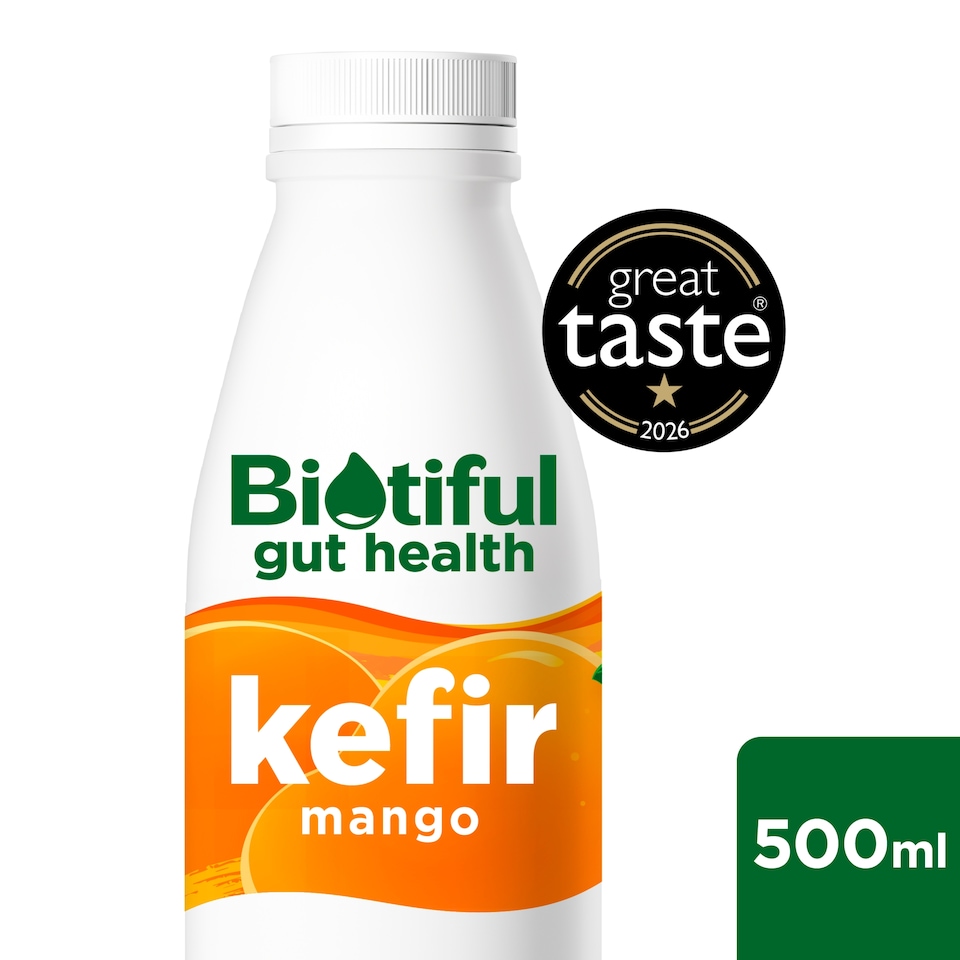 image 1 of Biotiful Gut Health Kefir Milk Drink Mango 500ml