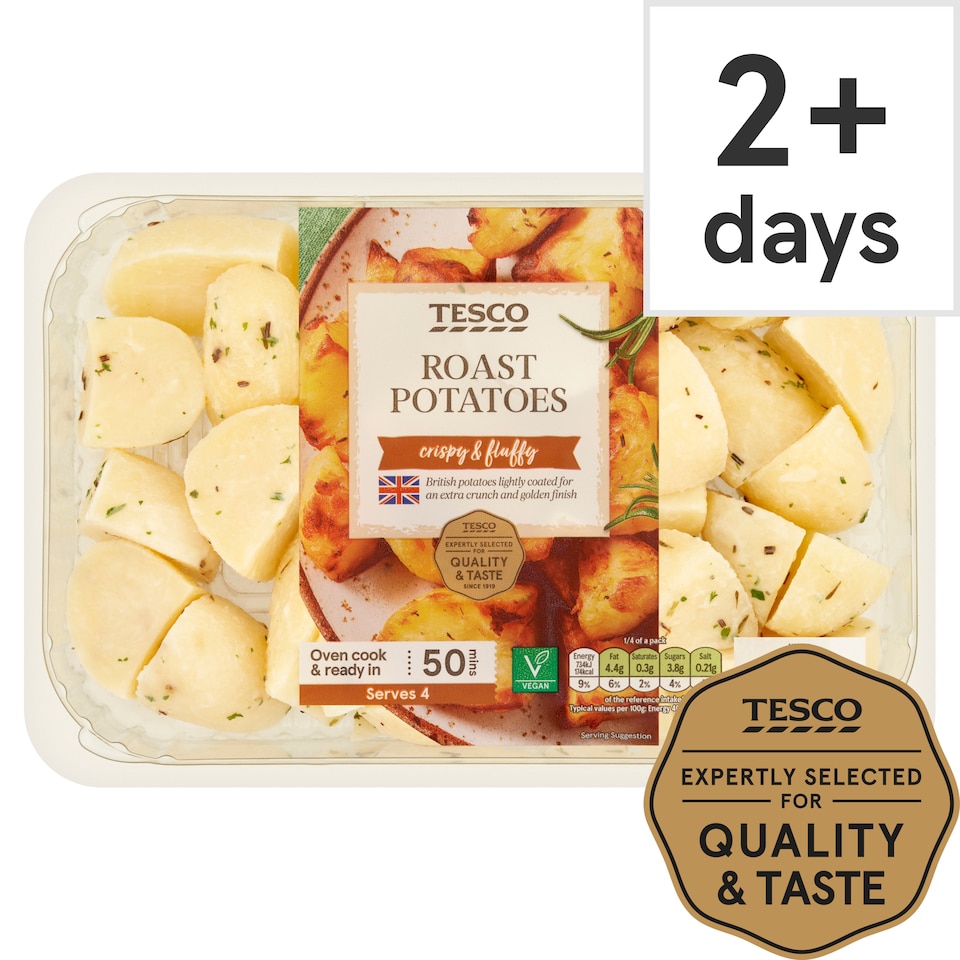 Tesco Seasoned Roast Potatoes 800G