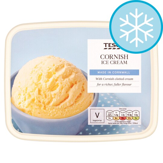 Tesco Cornish Ice Cream 2 Litres - Tesco Groceries