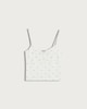 image 4 of OH ME OH MY Ribbed Bow Print Pyjama Vest in White