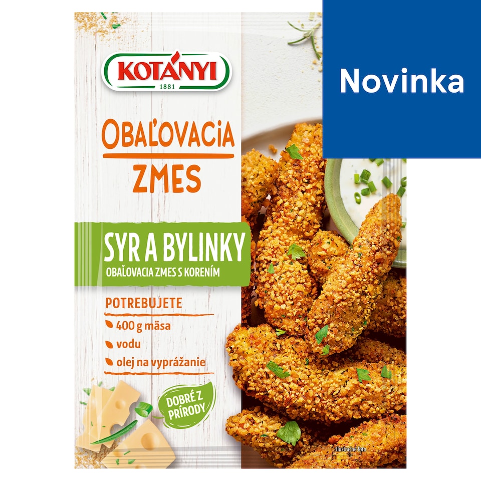Kotányi Breading Mix Cheese and Herbs 70 g