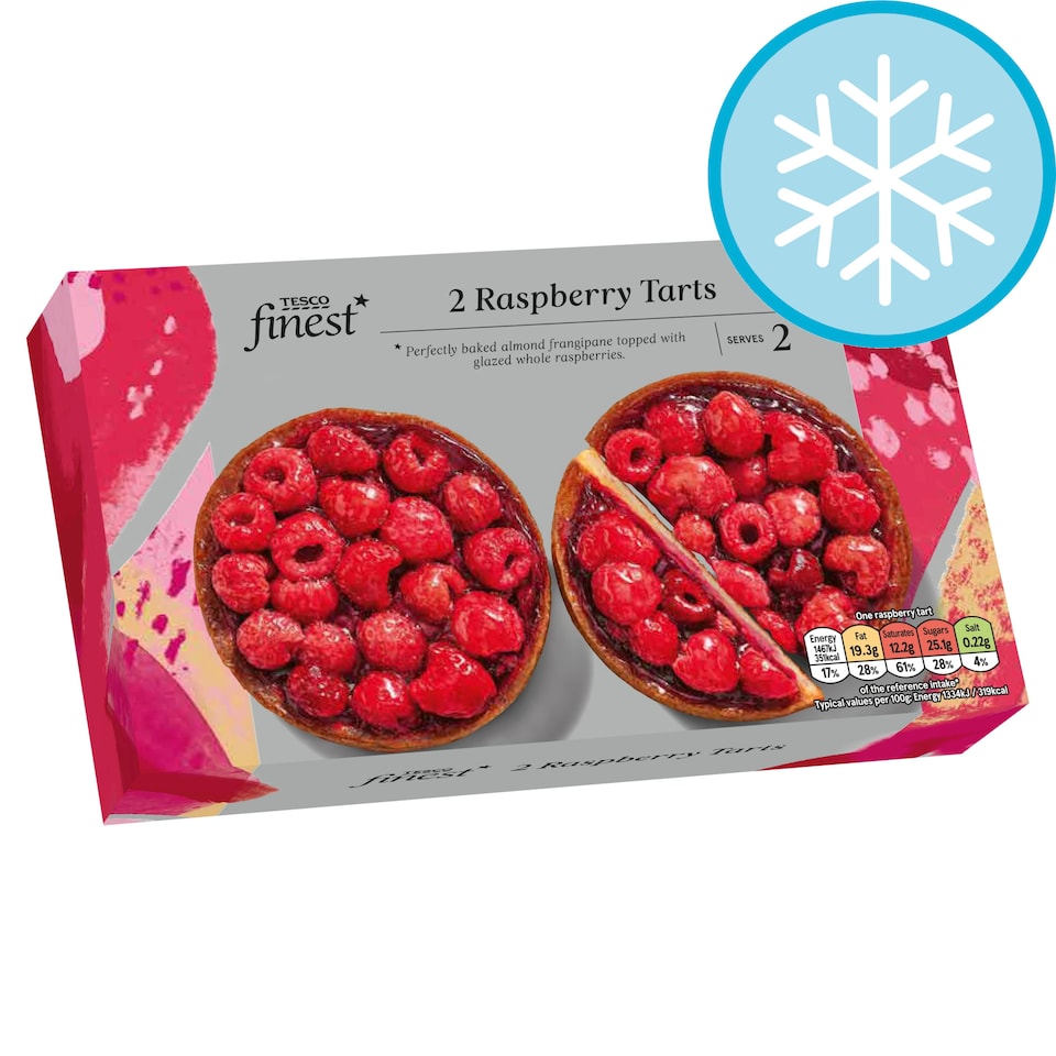 Tesco Finest 2 Raspberry Tarts 220G
