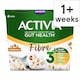 image 1 of Activia Fibre Cereals Breakfast Gut Health Yoghurt 4x115g