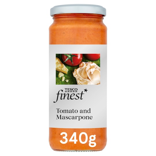 Tesco Finest Tomato Mascarpone Pasta Sauce 340G Tesco Groceries
