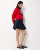 image 4 of F&F Chunky Knitted Cardigan in Red