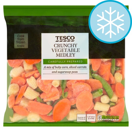Tesco Crunchy Vegetable Medley 900G Tesco Groceries