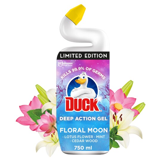 Duck Toilet Cleaner Floral Moon 750Ml Tesco Groceries