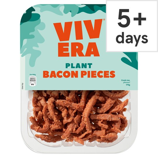 Vivera Veggie Bacon Pieces 175G Tesco Groceries