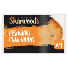 Sharwood’s 4 Peshwari Mini Naans 260g