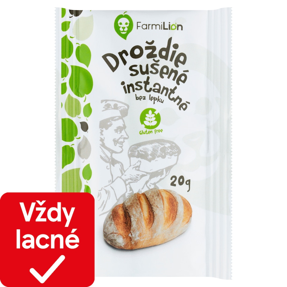 Farmilion Droždie sušené instantné bez lepku 20 g