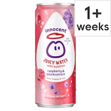 Innocent Juicy Water with Bubbles Raspberry & Blackcurrant Juice Drink 330ml