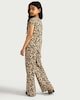 image 3 of F&F Girls 2-Piece Textured Leopard Print Top and Trousers Set in Multi