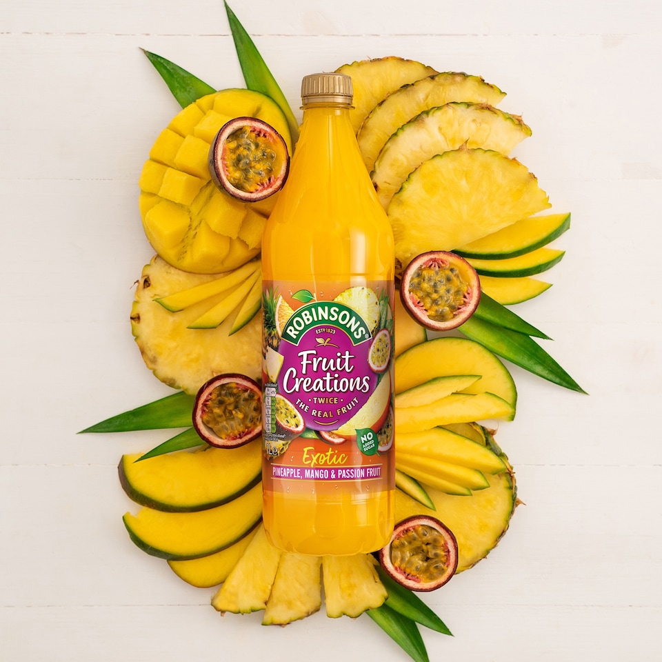 image 1 of Robinsons Creations Pineapple, Mango & Passion Fruit Squash 1L