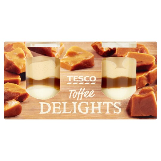 Tesco Toffee Delight Dessert 2 x96g Tesco Groceries