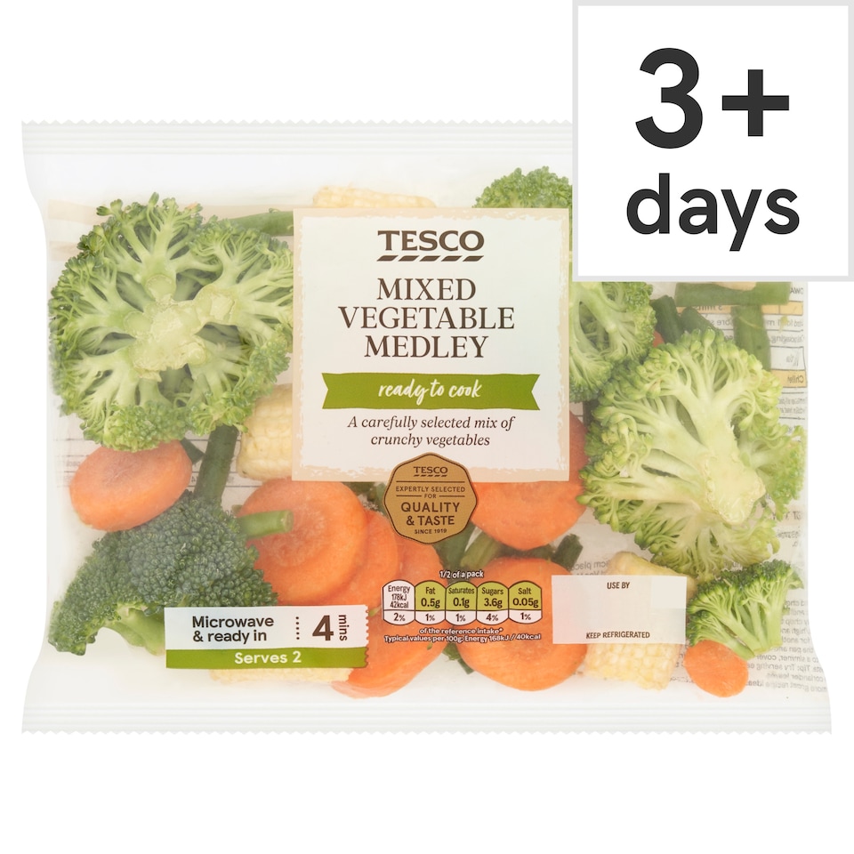 TESCO Mixed Vegetables 225G