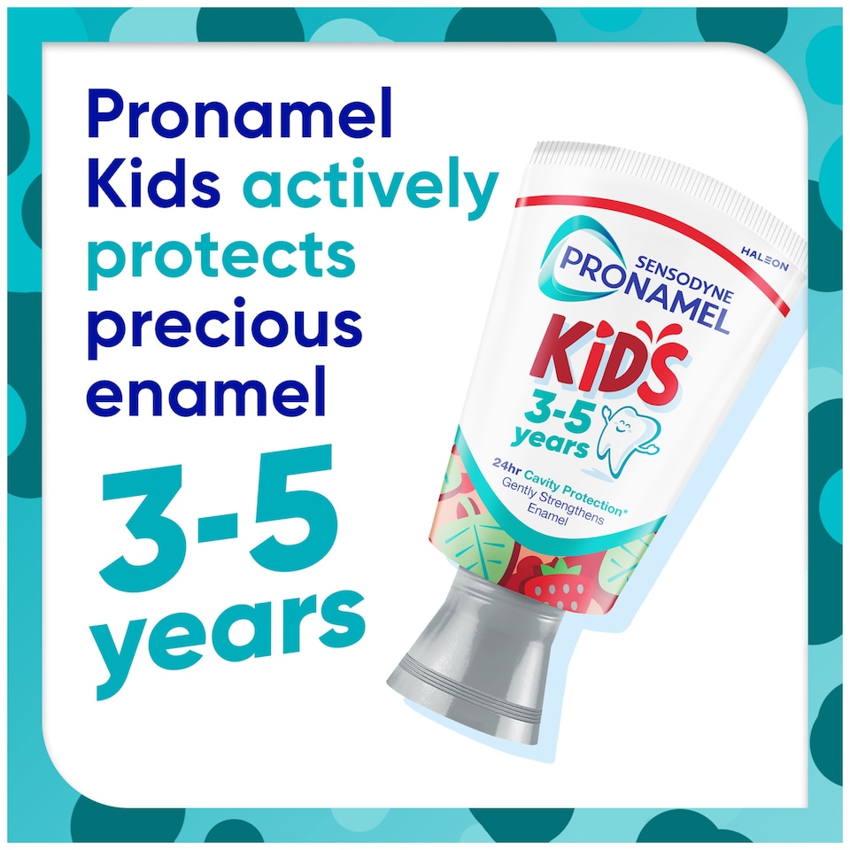 image 1 of Sensodyne Pronamel Kids 3-5 years Strawberry Toothpaste 50ml 