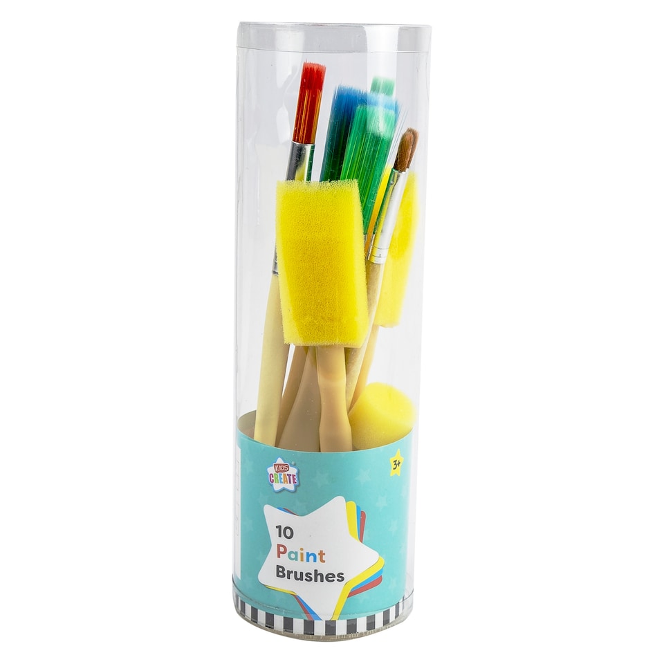 Kids Create Paint Brushes (10pk)