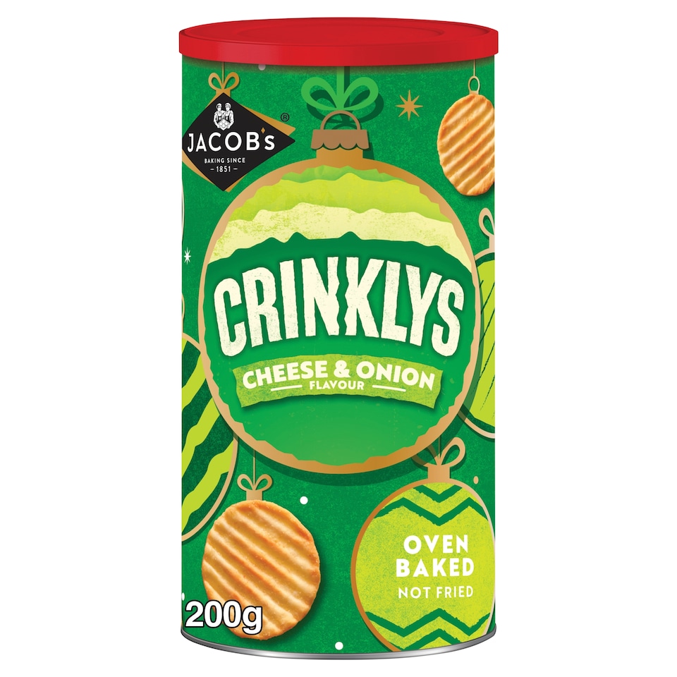 image 1 of Jacobs Crinklys Cheese & Onion 200g