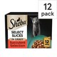 image 1 of Sheba Select Slices Cat Food Pouches Succulent Mix Gravy 12x85g