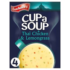 Batchelors Cup A Soup Thai Chicken Lemongrass 4 Sachets 88G