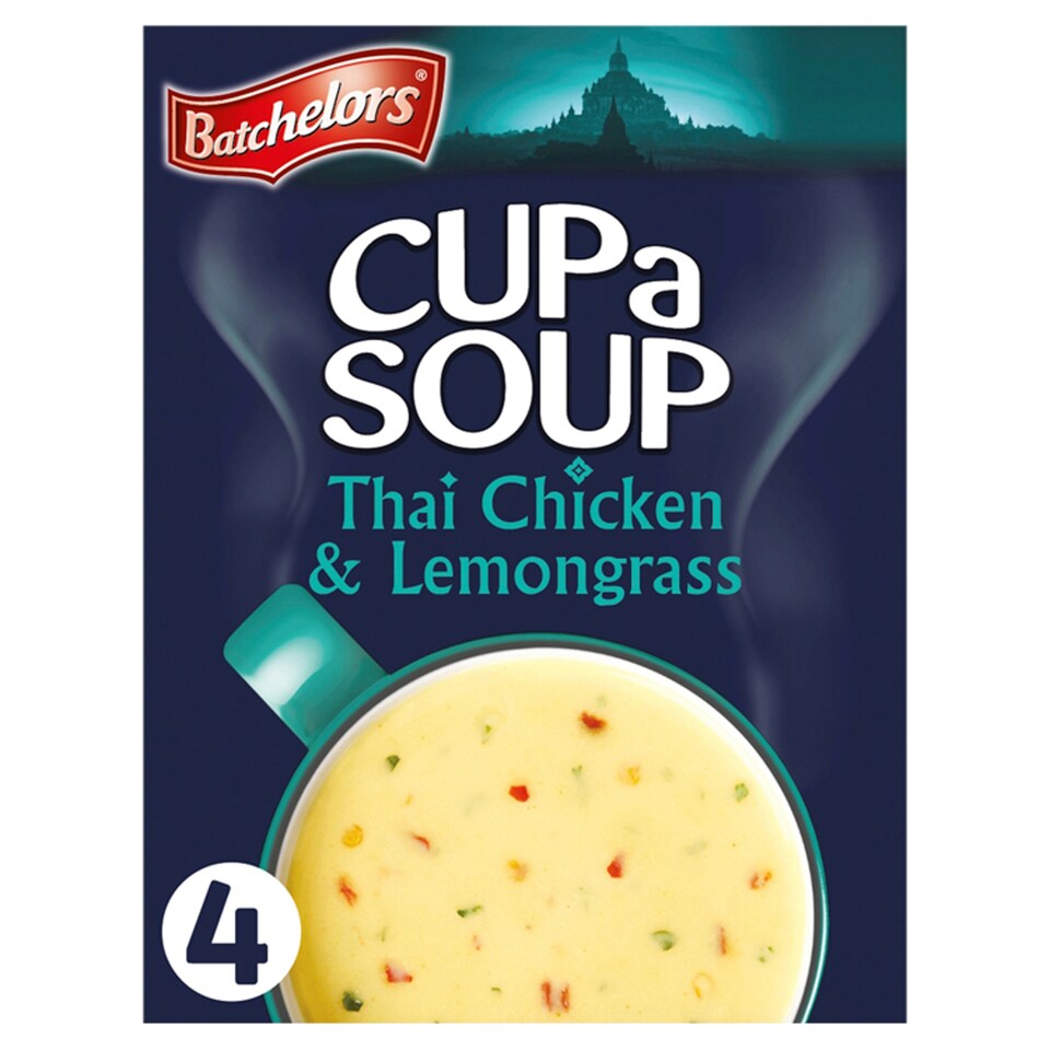 image 1 of Batchelors Cup A Soup Thai Chicken Lemongrass 4 Sachets 88G
