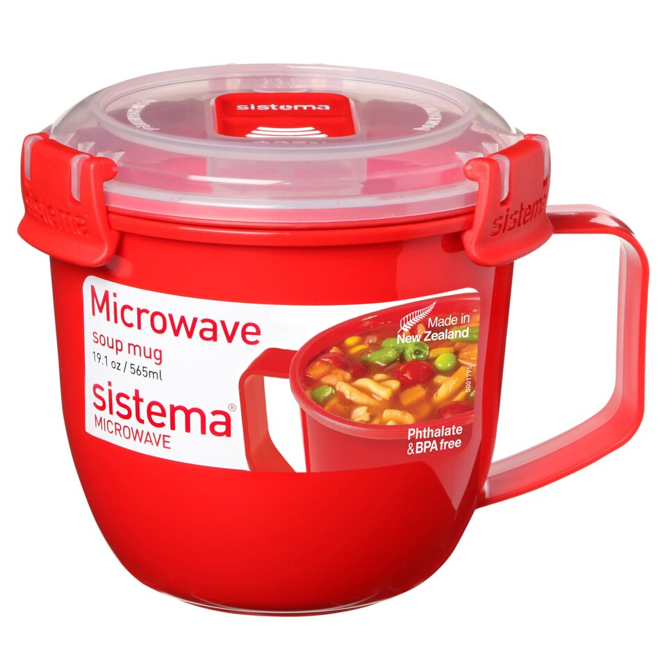 image 1 of Sistema SMALL SOUP MUG MICROWAVE 565ML