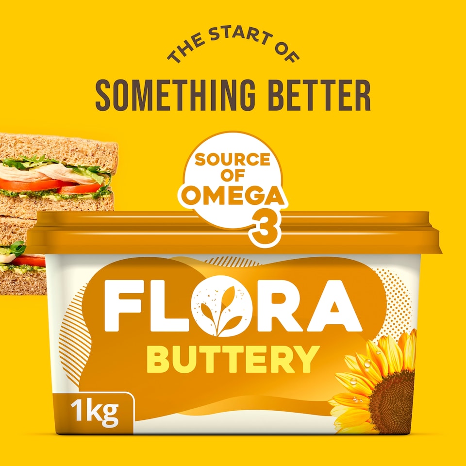 image 1 of Flora Buttery Spread with Natural Ingredients 1KG