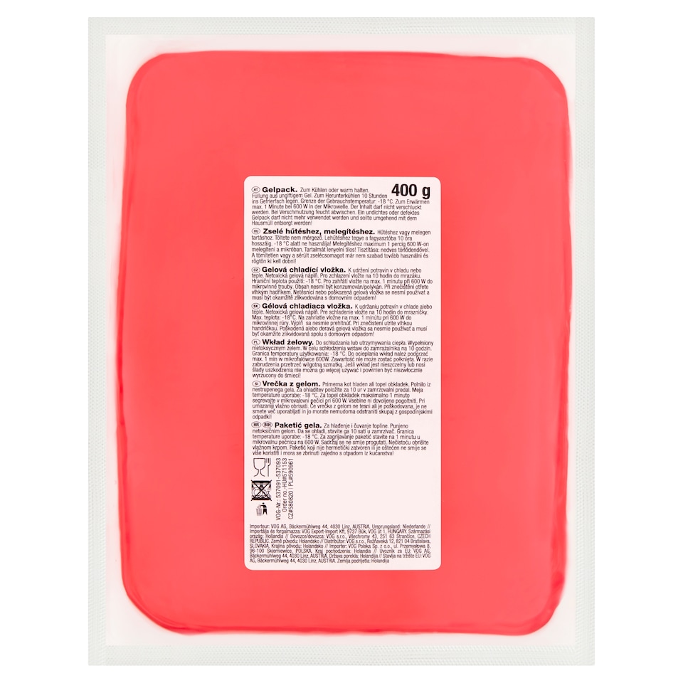 image 1 of Gel Cooling Pad 400 g