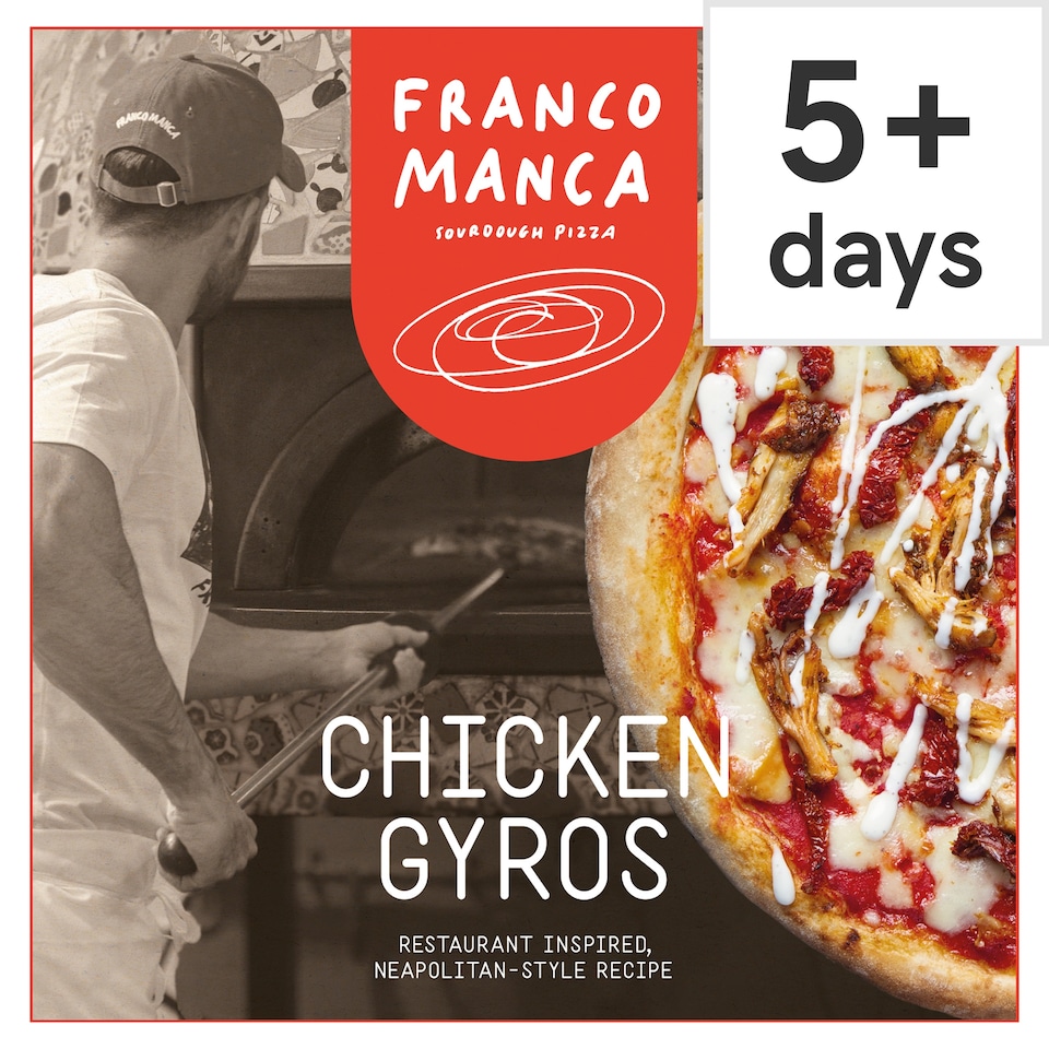 Franco Manca Chicken Gyros Pizza 485g