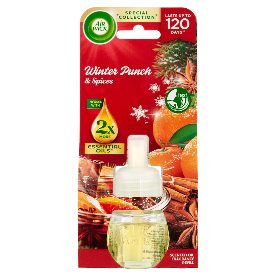 image 1 of Air Wick Winter Punch & Spices Electric Air Freshener Refill 19 ml