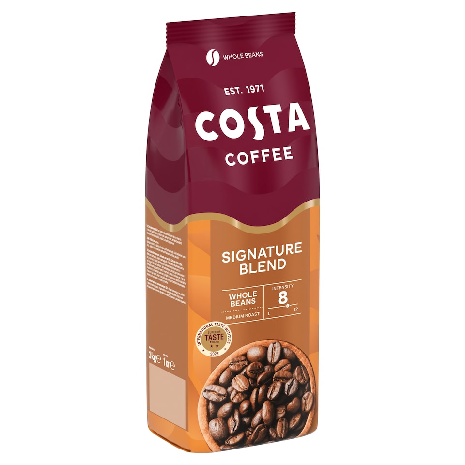 Costa Coffee Beans Signature Blends Medium Roast 1Kg