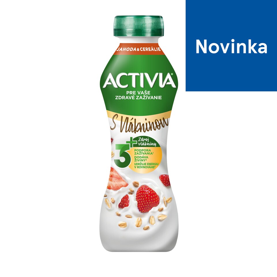 ACTIVIA Nápoj Jahoda/cereálie 270 g