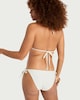 image 3 of F&F Tie Side Bikini Bottoms in Cream