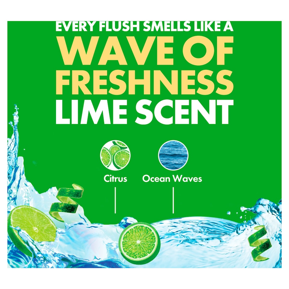 image 1 of Duck Fresh Discs Toilet Cleaner Refills - Lime 2 x 36ml