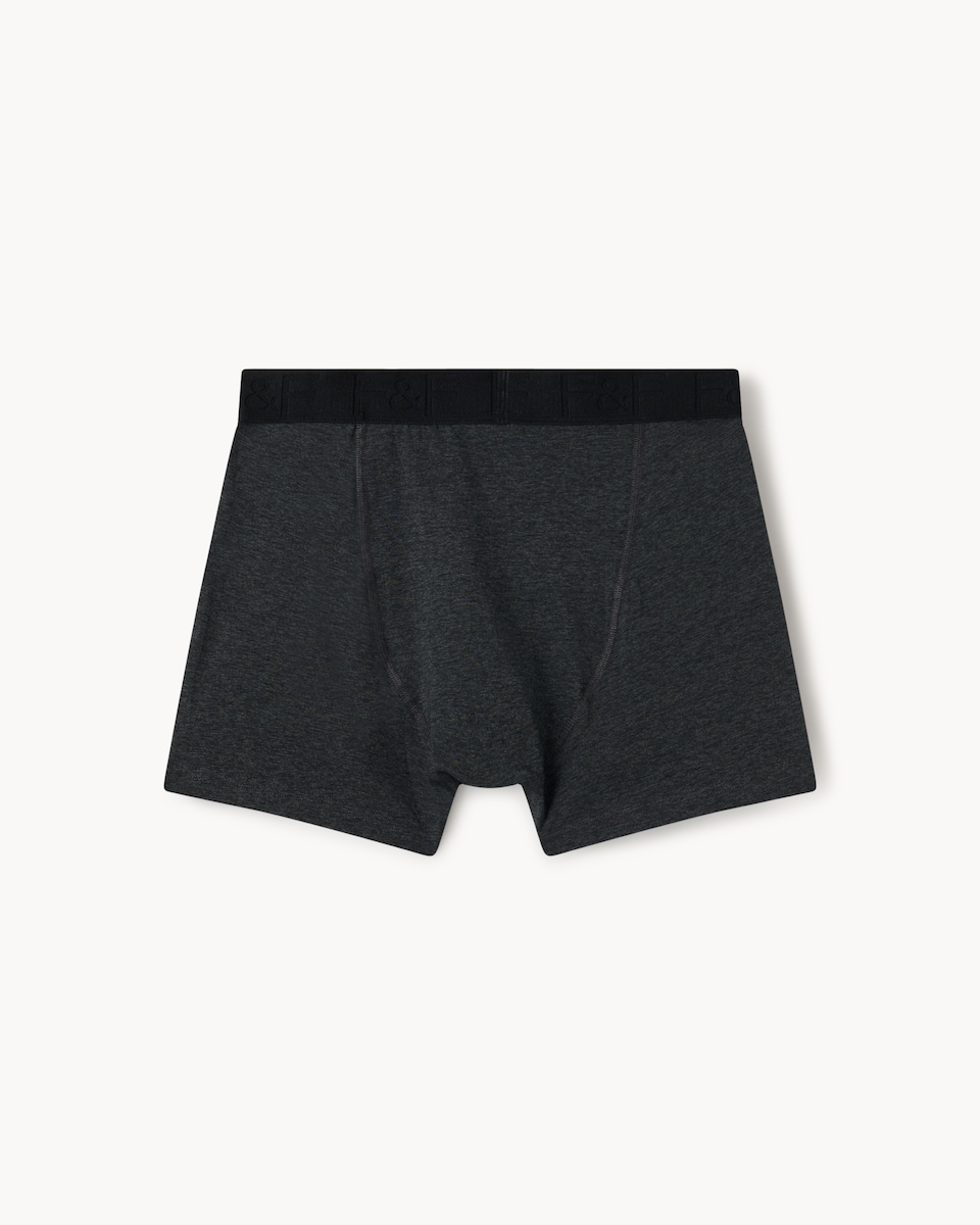 image 1 of F&F 5-Pack Cotton Rich Trunks in Grey