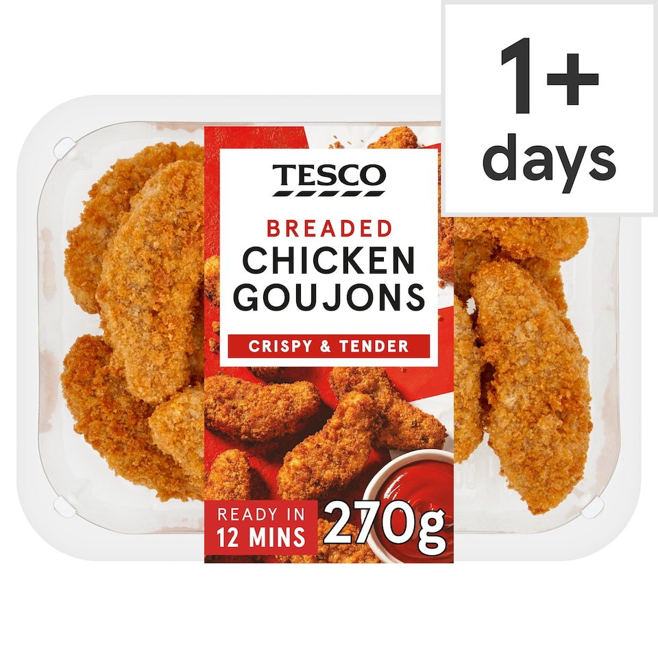 Tesco Breaded Chicken Goujons 270g (C)