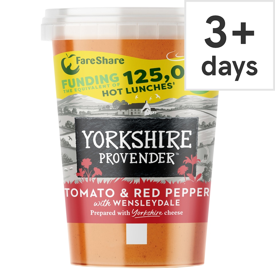 Yorkshire Provender Tomato & Red Pepper Soup & Wensleydale 560G