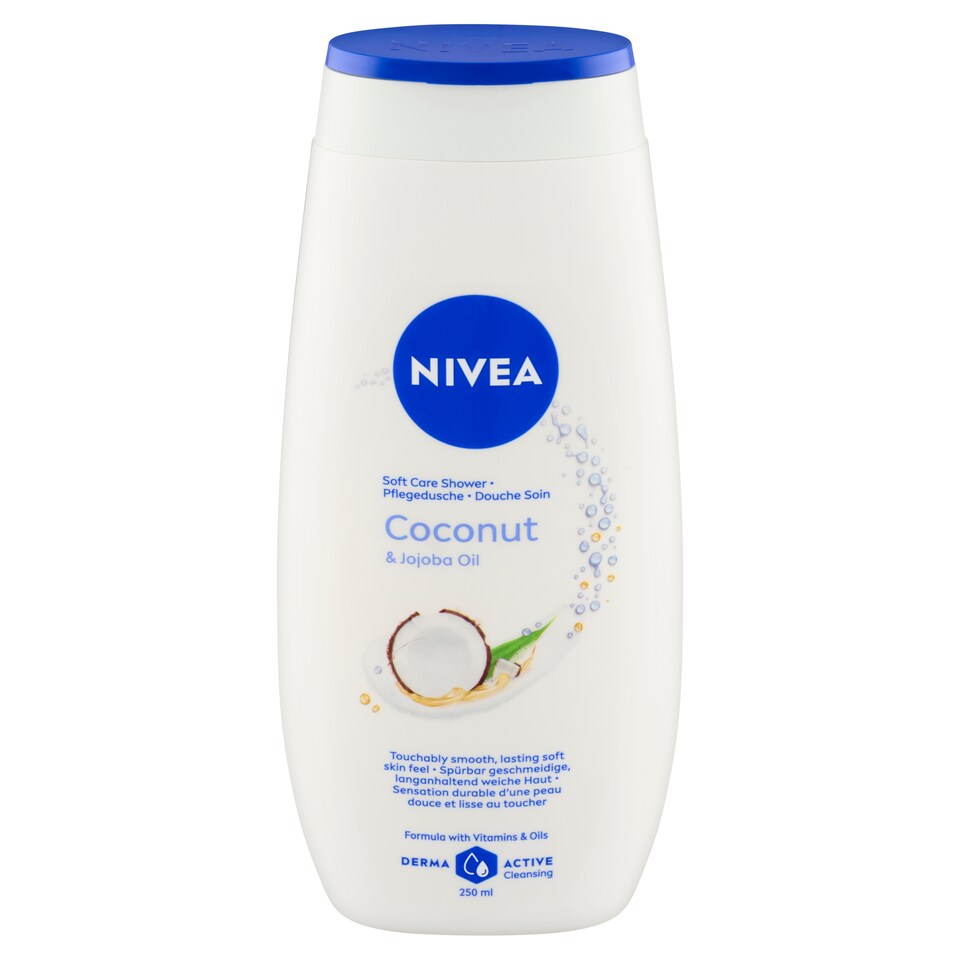obrázok 1 z Nivea Coconut & Jojoba Oil Ošetrujúci sprchovací gél 250 ml